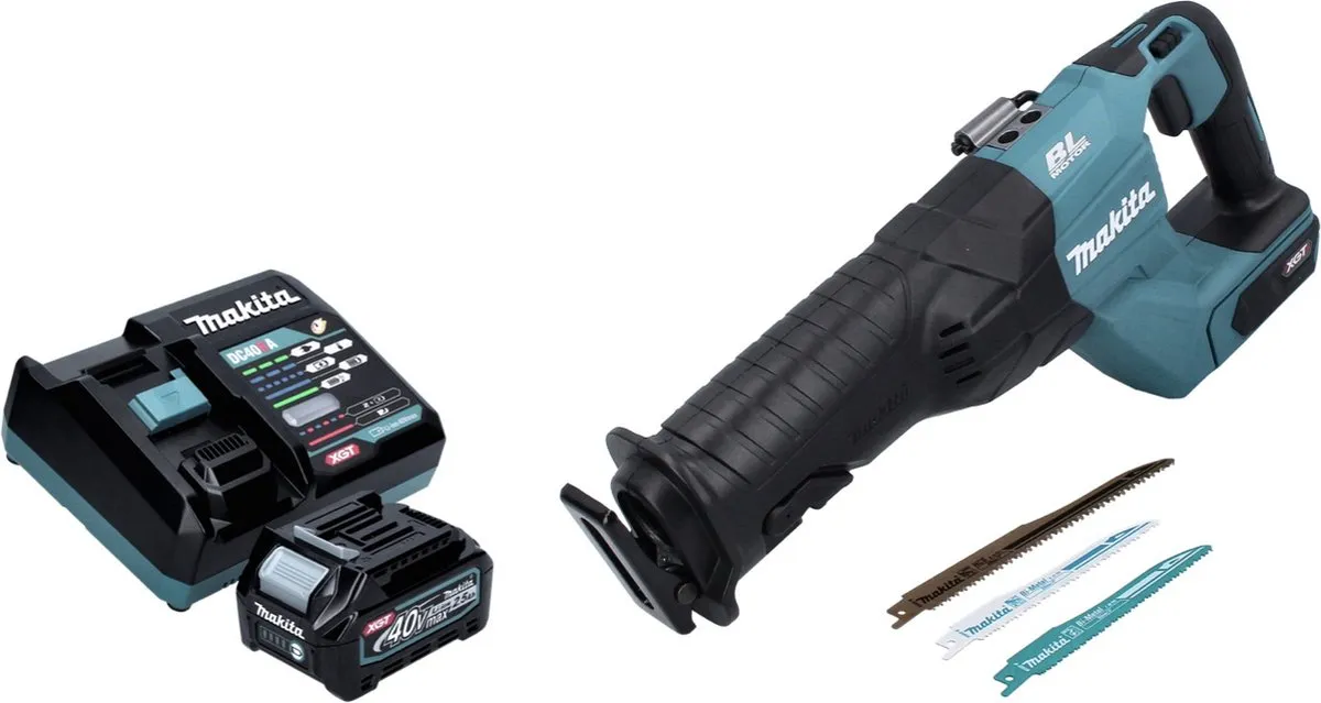 Makita JR001GD1 Accu Reciprozaag XGT 40V - 2,5Ah - Hout - afbeelding 3 van 5