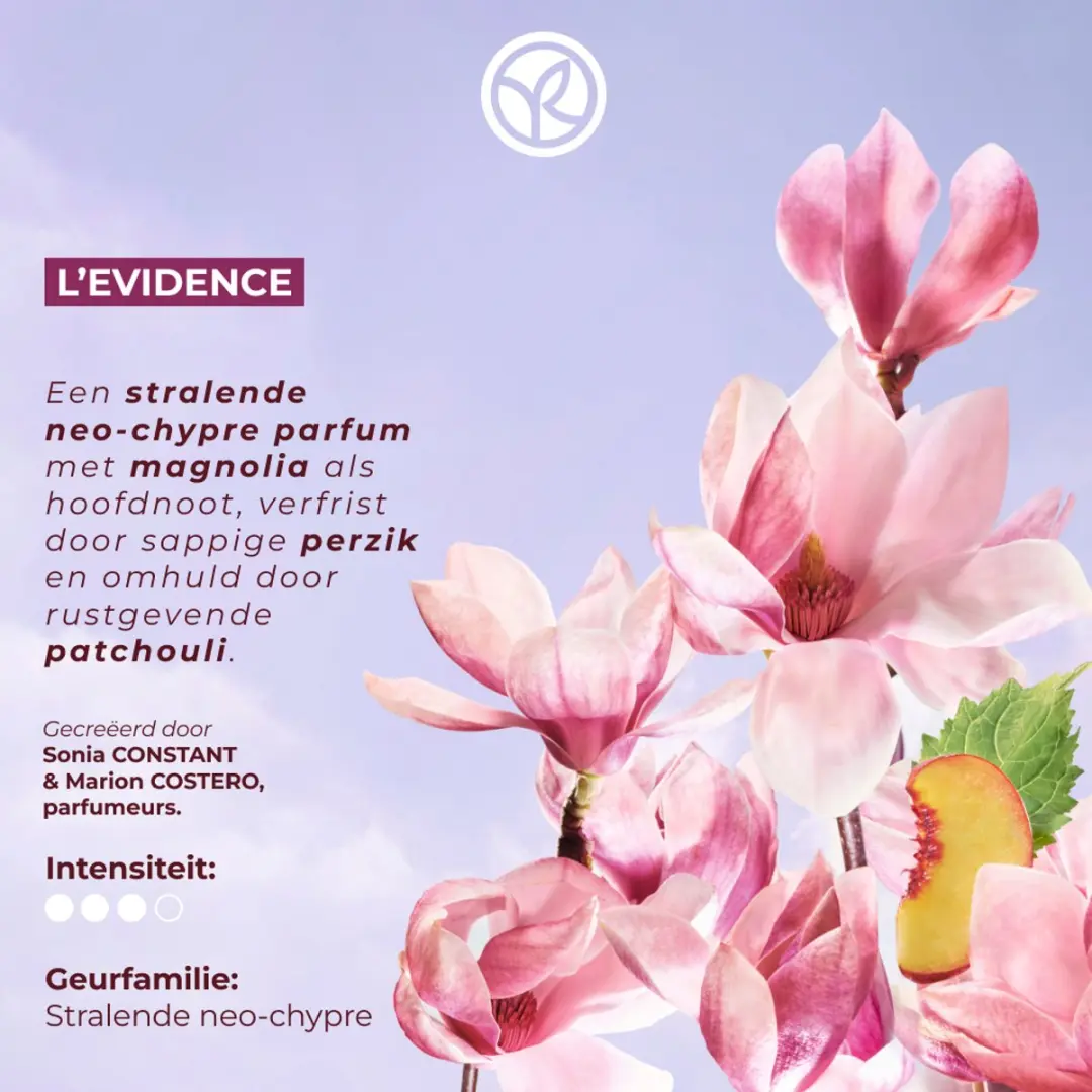 Yves Rocher L'Evidence Eau de Parfum 100ml - Magnolia/Patchouli - afbeelding 6 van 6