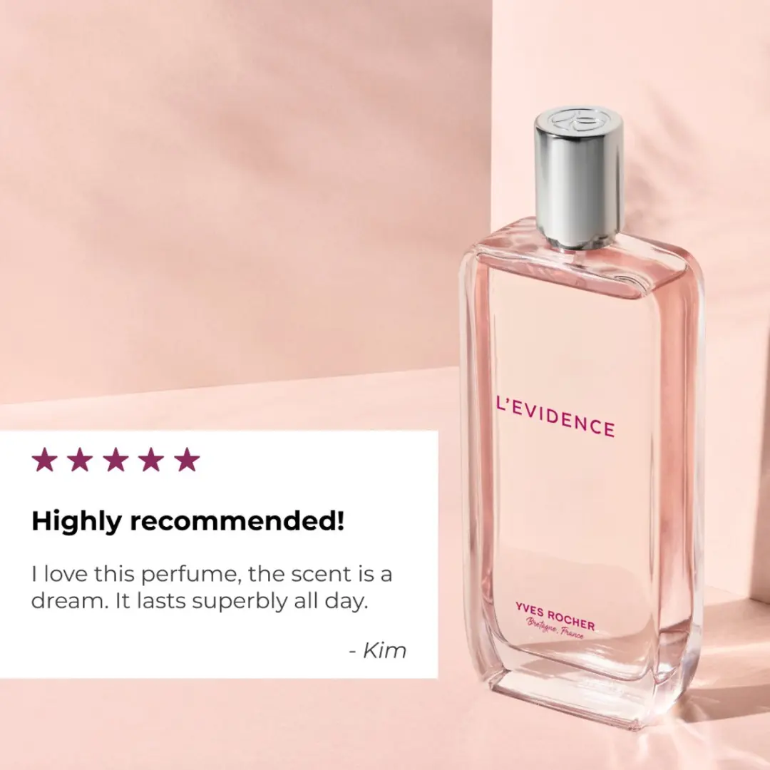 Yves Rocher L'Evidence Eau de Parfum 100ml - Magnolia/Patchouli