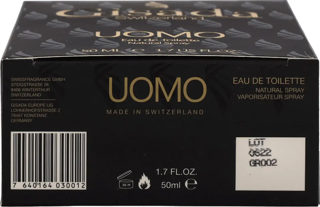 Gisada Uomo Heren Eau de Toilette Spray 50ml - afbeelding 6 van 6