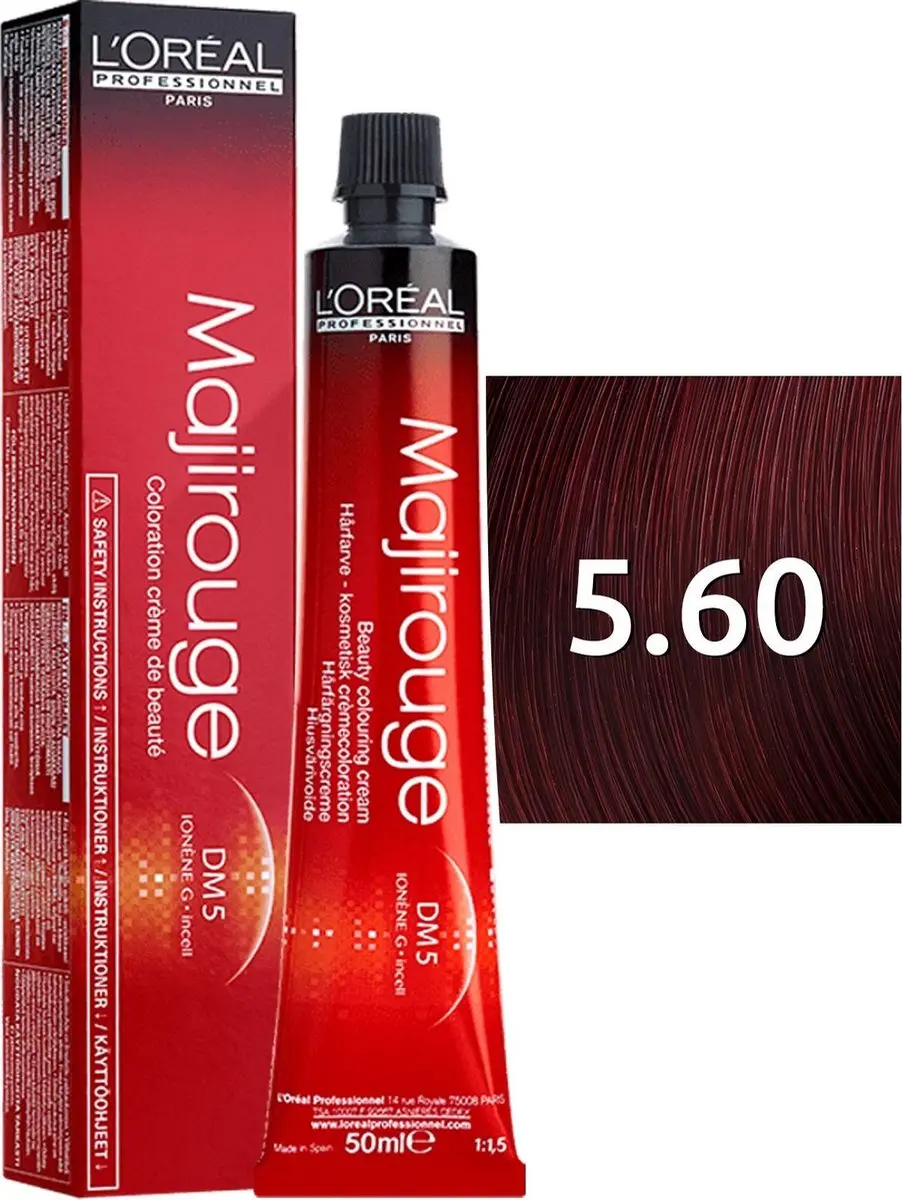 L'Oréal Professionnel Majirouge Haarverf 60ml - 5.60
