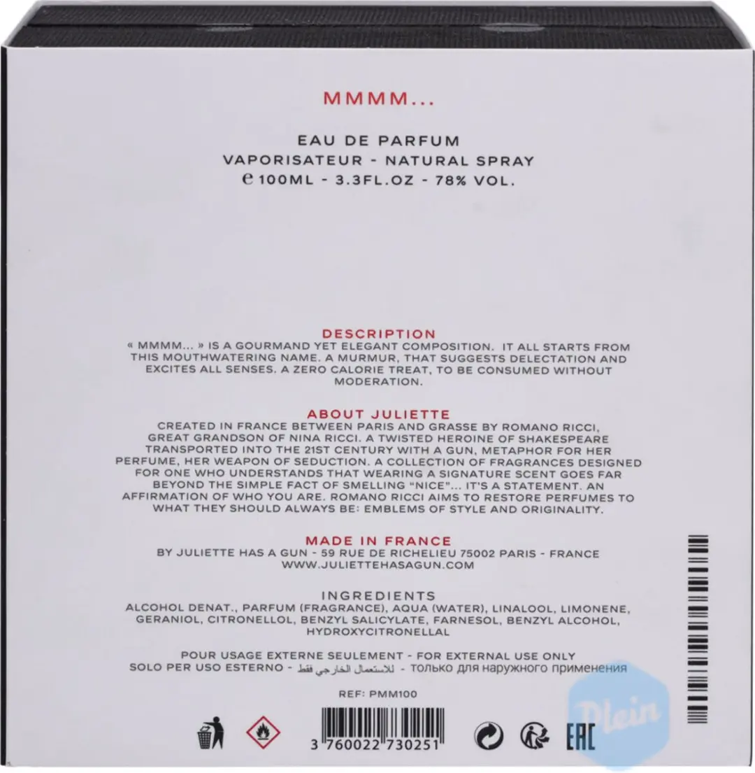 Juliette Has a Gun Mmmm… Eau de Parfum 100ml