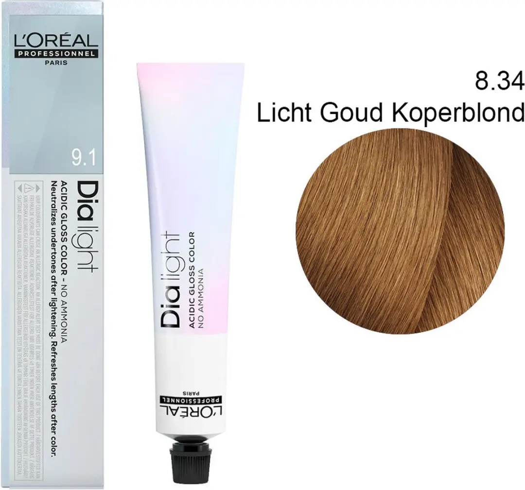 L'Oréal Professionnel Dia Light Haarverf 8.34 - 150ml