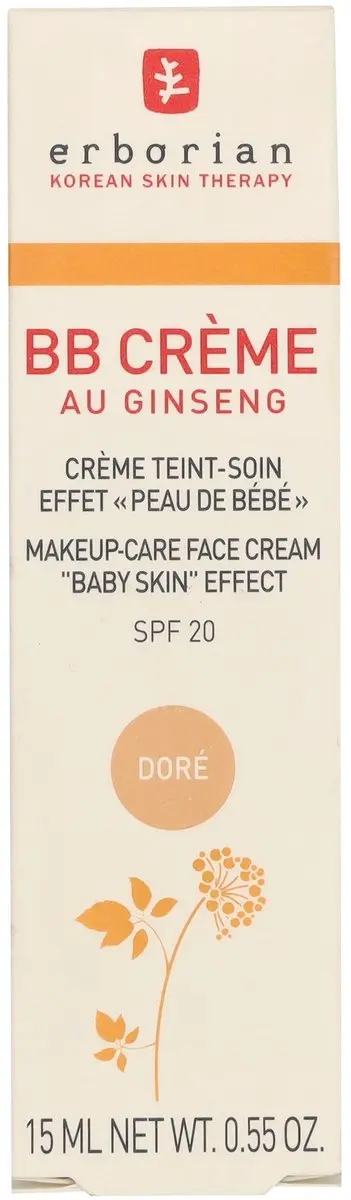 Erborian BB Cream Au Ginseng SPF20 - 15ml - Medium Dore