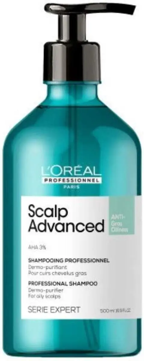 L'Oréal Professionnel Scalp Advanced Shampoo Anti-Oiliness 500ml