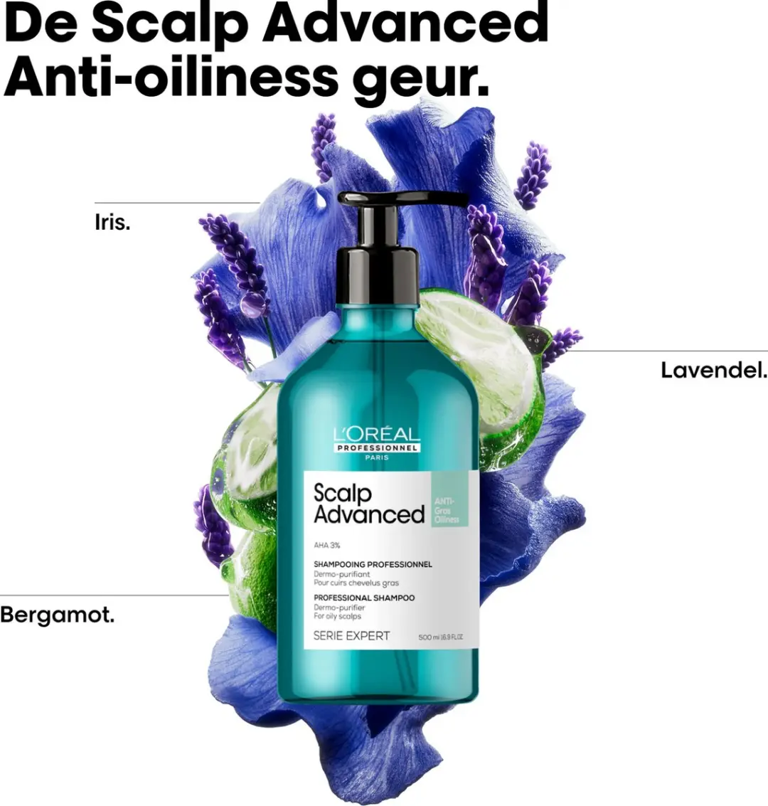 L'Oréal Professionnel Scalp Advanced Shampoo Anti-Oiliness 500ml - afbeelding 6 van 6