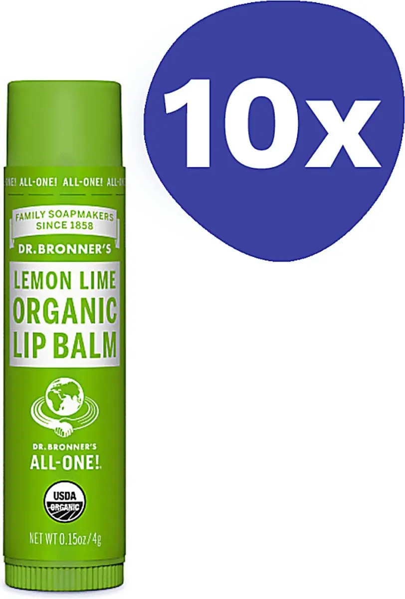 Dr. Bronner's Organic Lip Balm Lime