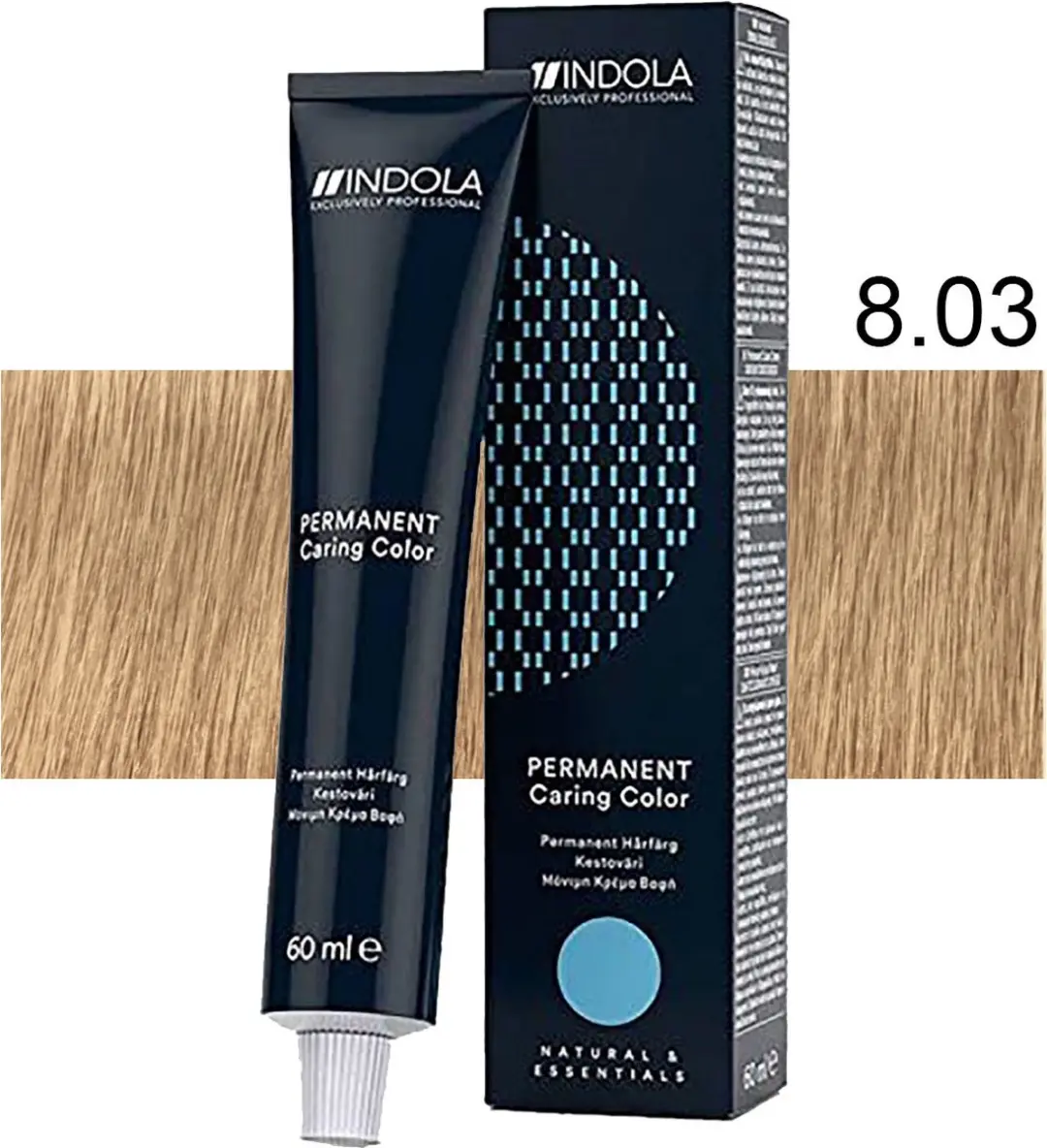 Indola Profession Permanent Caring Color 7.03 60ml - Blond