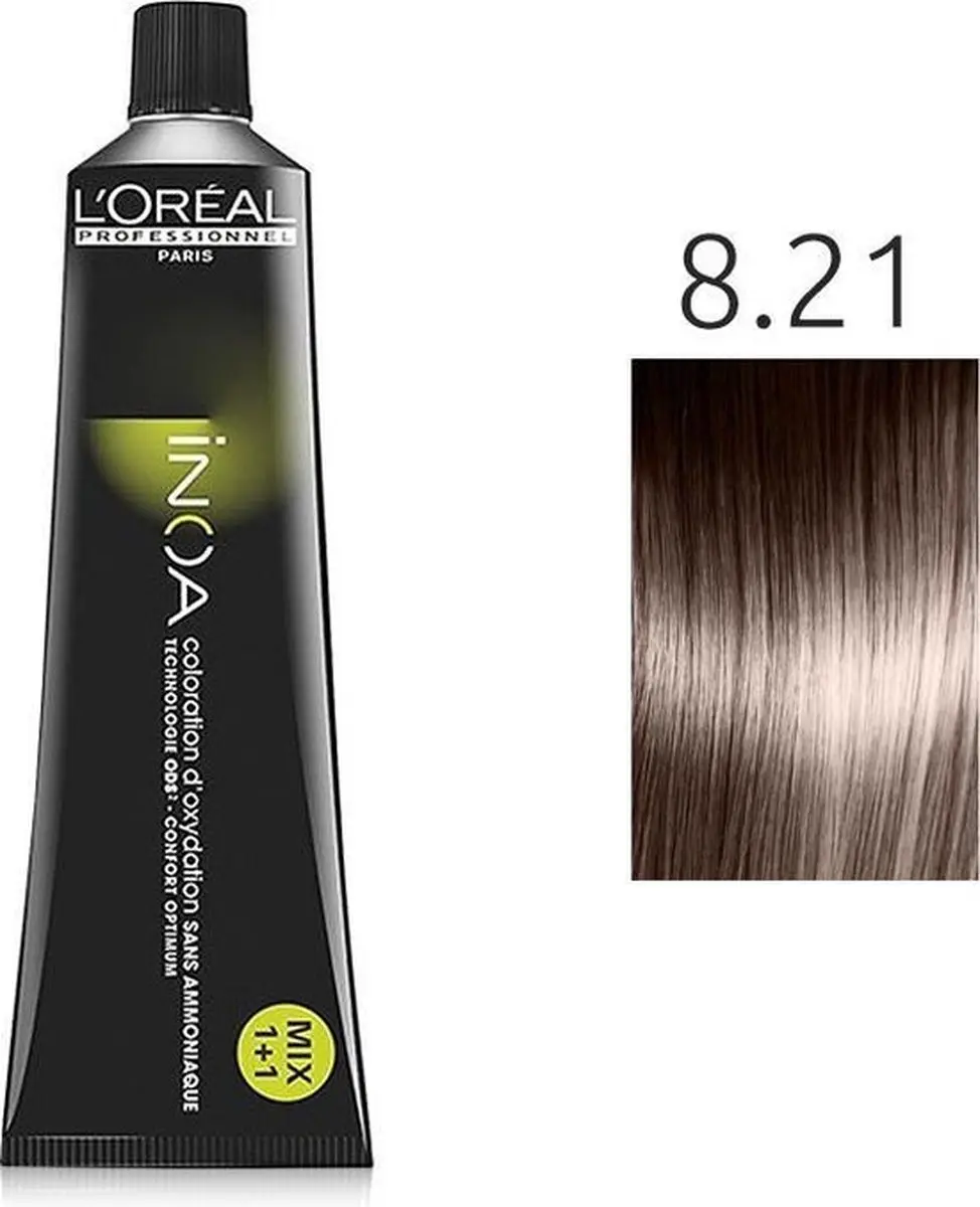 L'Oréal Professionnel iNOA Haarverf 60ml - Kleur 8.21