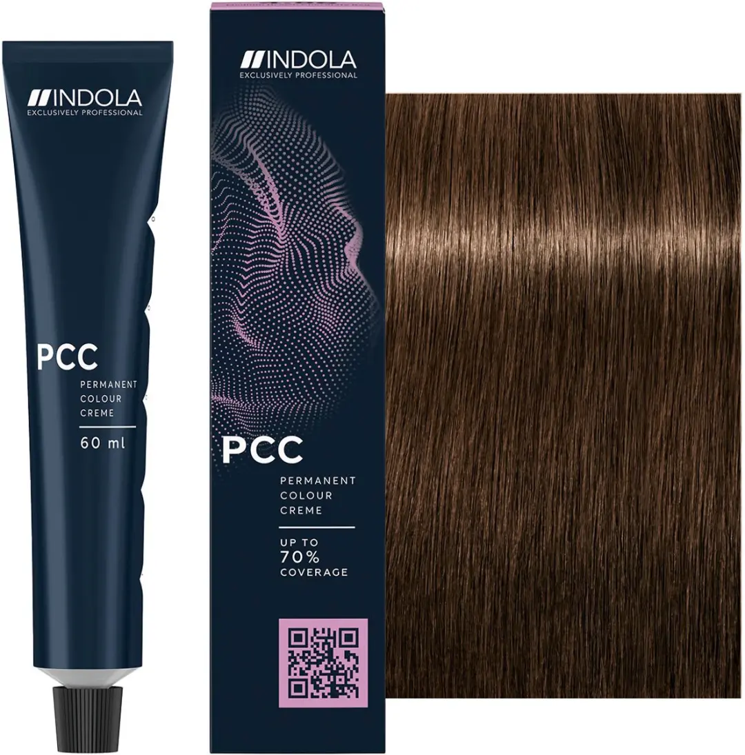 Indola Profession Permanent Caring Color 6.84 60ml - Zwart