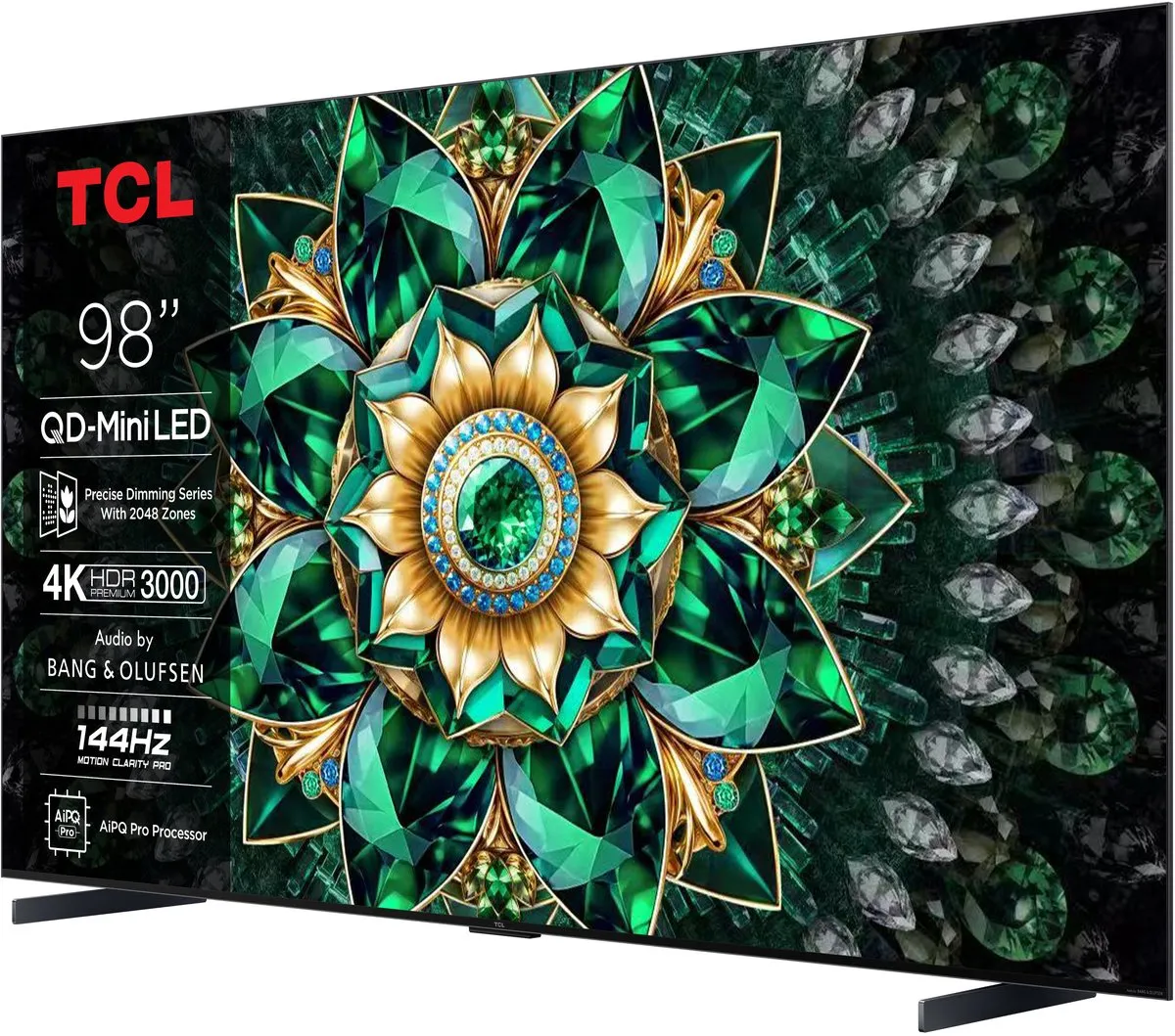 TCL 98Q7C 98 inch 4K QD-MiniLED TV - Zwart