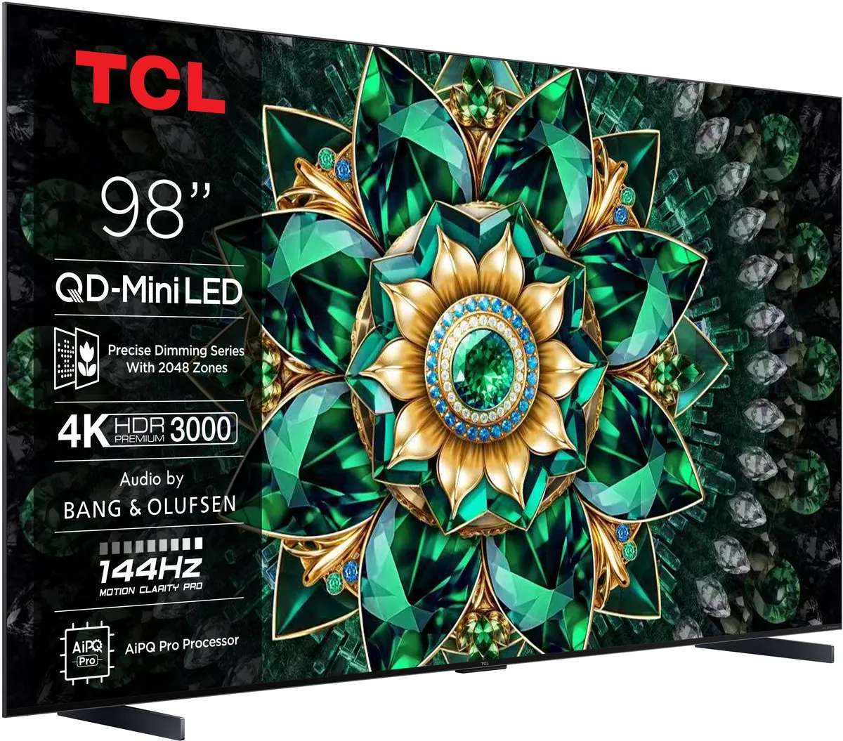 TCL 98Q7C 98 inch 4K QD-MiniLED TV - Zwart