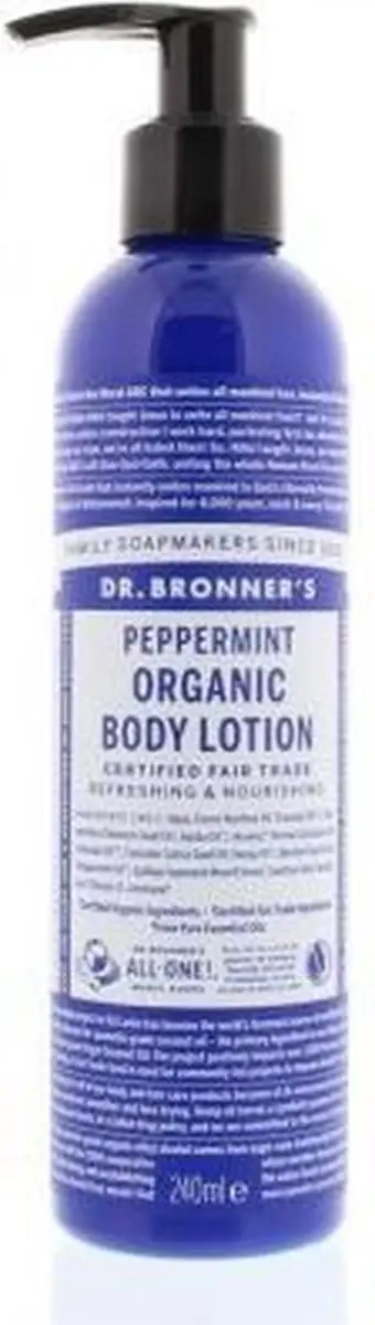 Dr. Bronner's Bodylotion Pepermunt 240ml - afbeelding 6 van 6