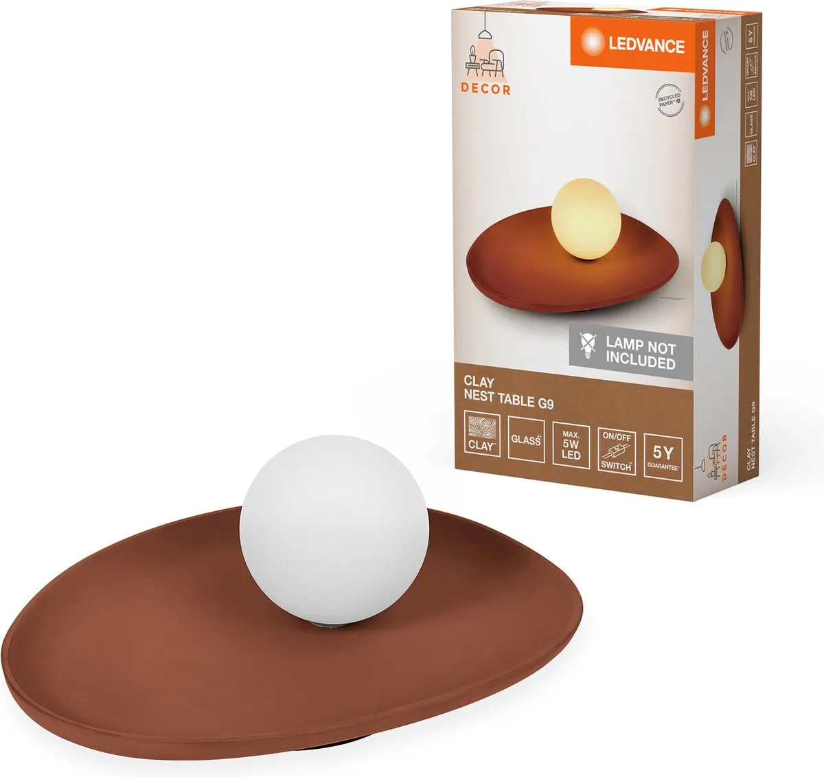 LEDVANCE Decor Clay Nest Tafellamp G9