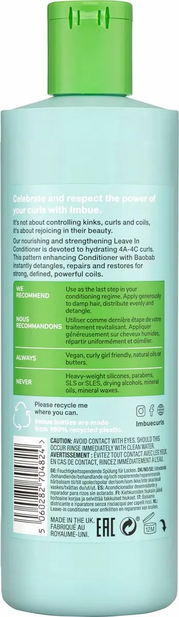 Imbue Coil Rejoicing Leave-in Conditioner 400ml