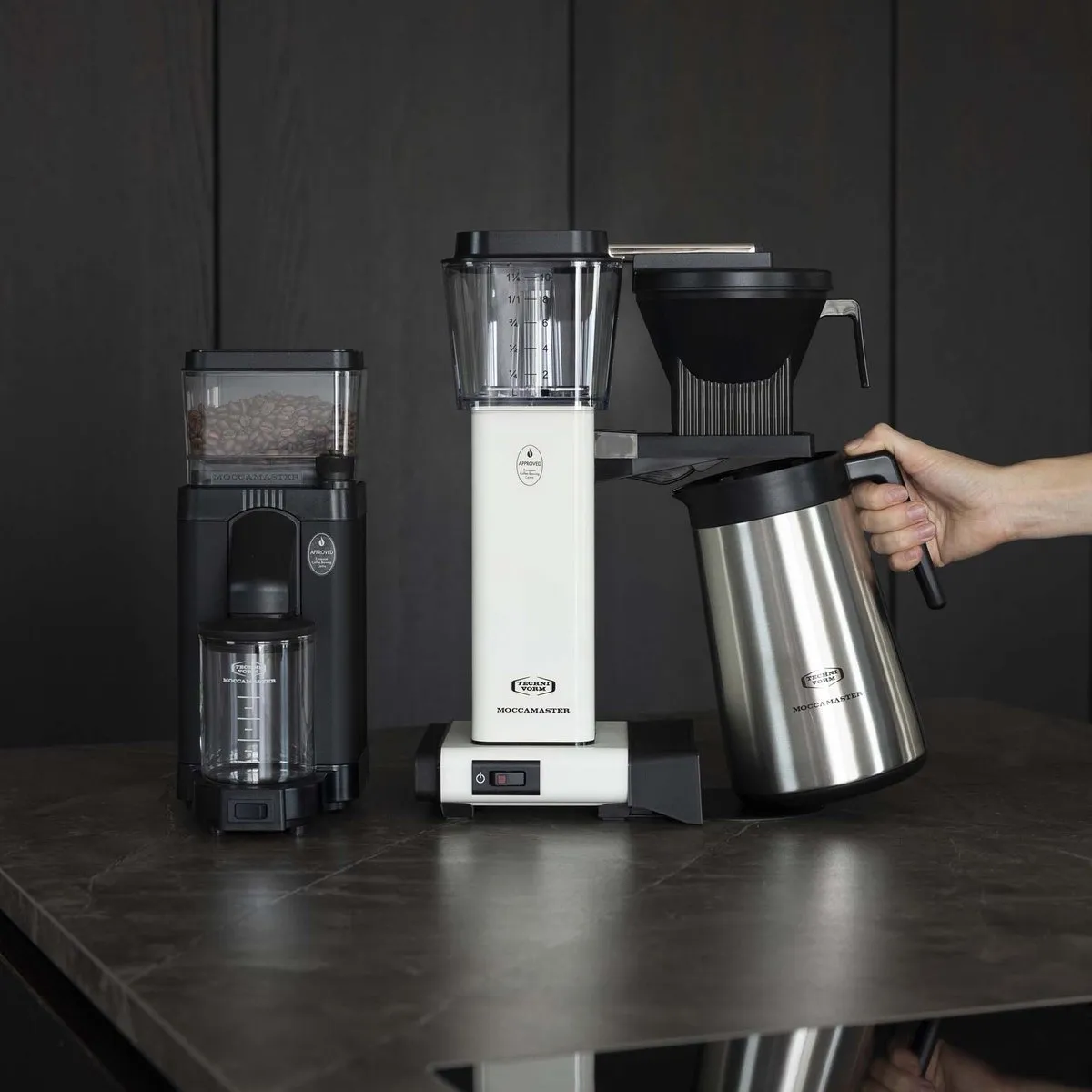 Moccamaster KBGT - Filterkoffiezetapparaat - Off-White - 5 jaar garantie