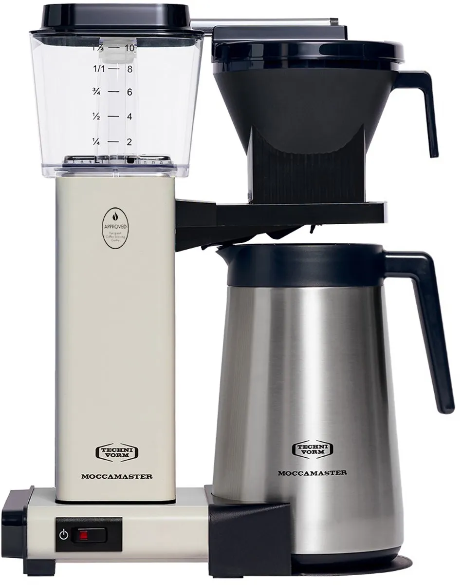 Moccamaster KBGT - Filterkoffiezetapparaat - Off-White - 5 jaar garantie