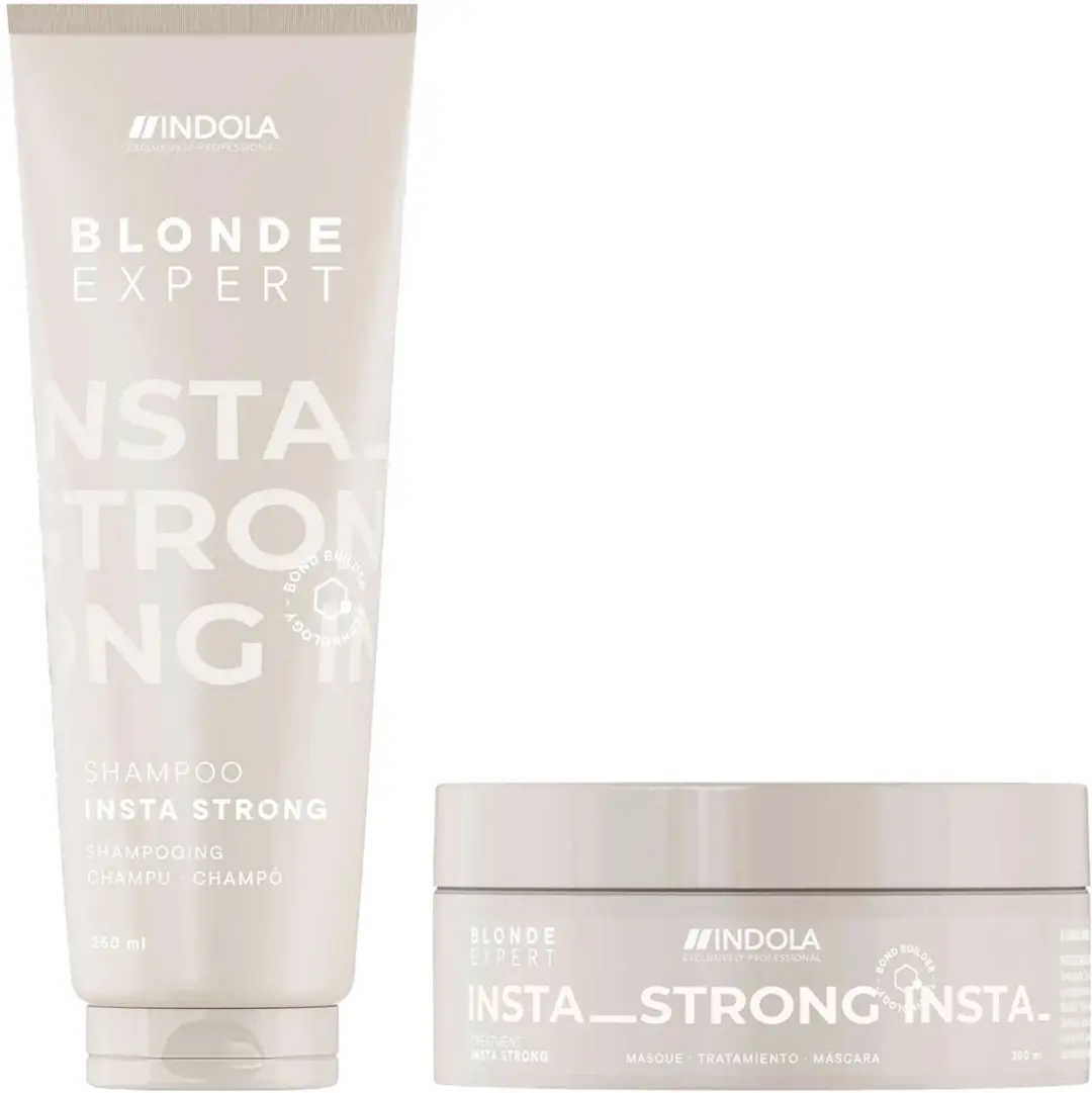 Indola Blonde Expert InstaStrong Shampoo & Conditioner Set