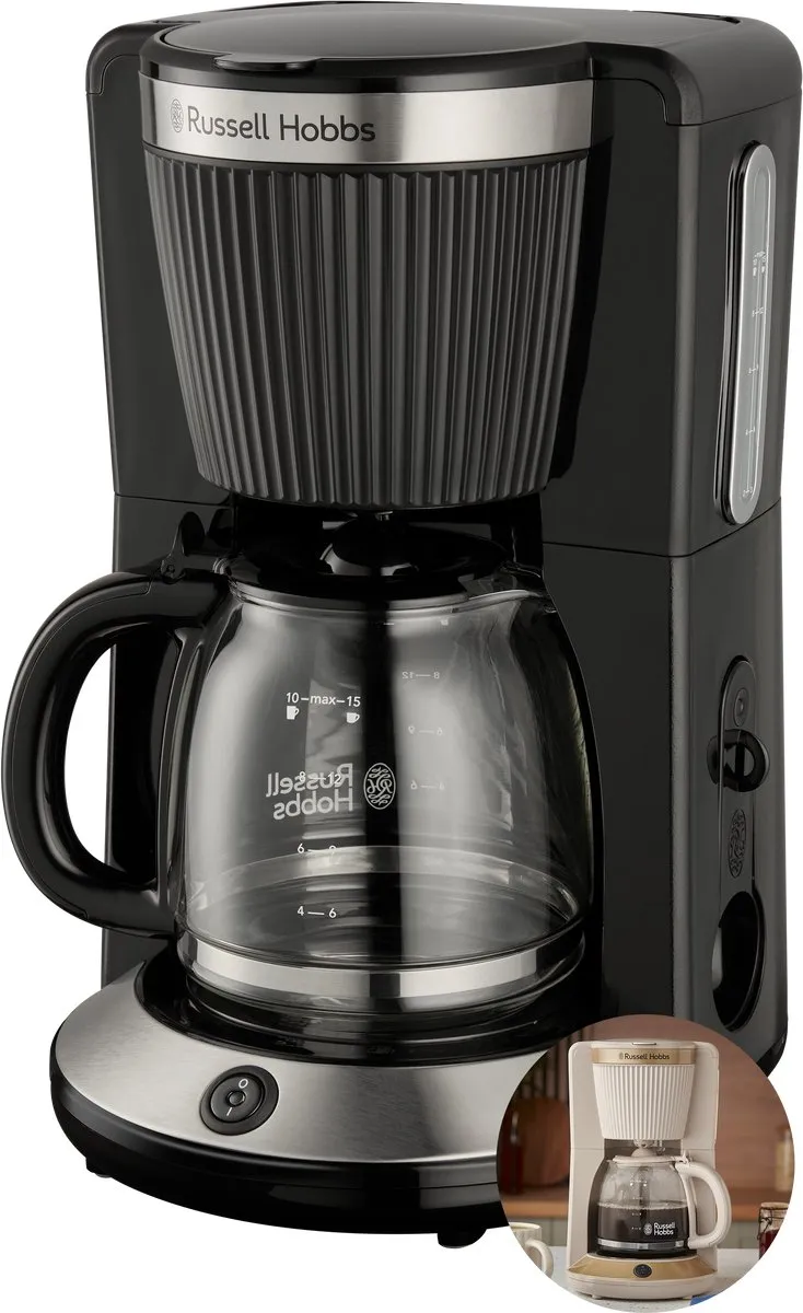 Russell Hobbs Brontë Zwart - Koffiezetapparaat - 26780-56