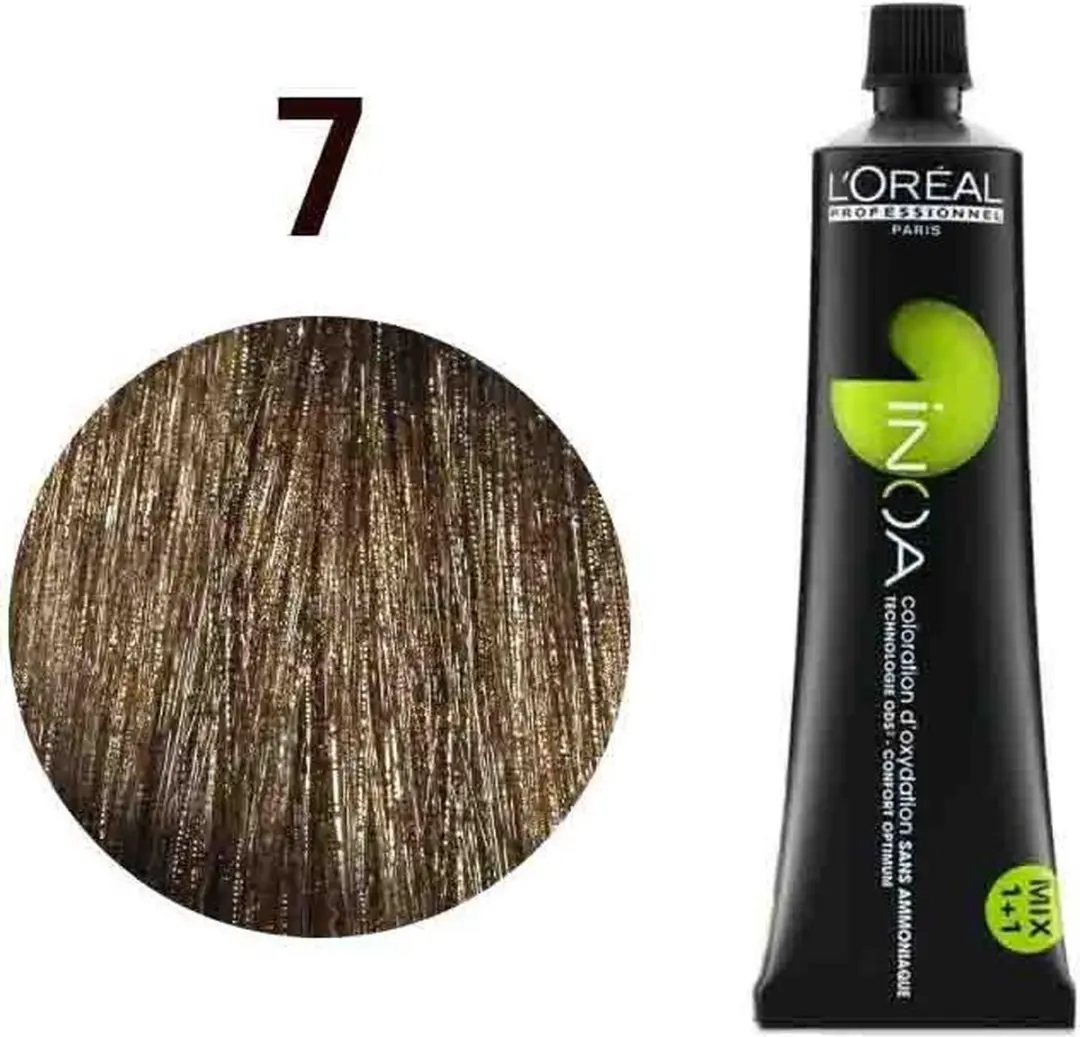 L'Oréal Paris INOA Haarkleuring 60ml - Kleur 7 - afbeelding 6 van 6