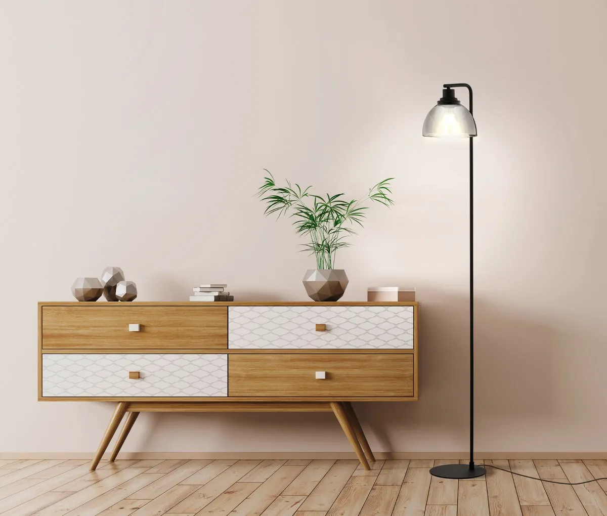 Eglo Beleser Vloerlamp E27 - 150,5 cm - Zwart