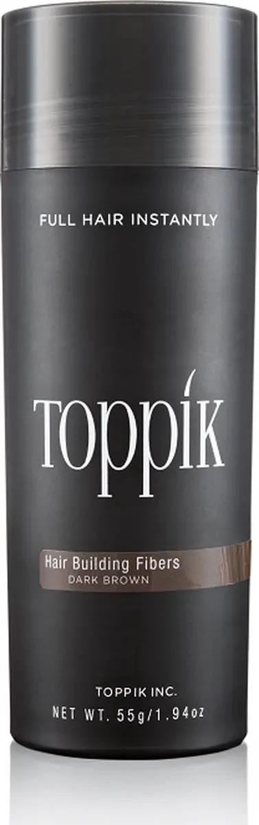 Toppik Hair Building Fibers Donkerbruin 55g