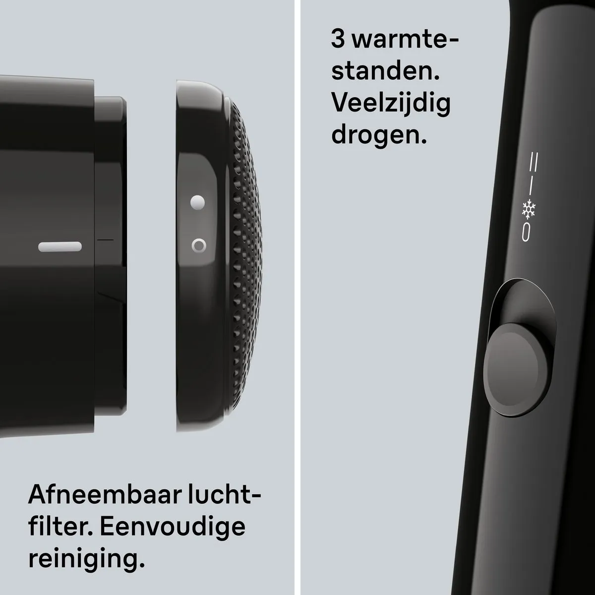 Braun HD1.5 Föhn 1800W - Zwart