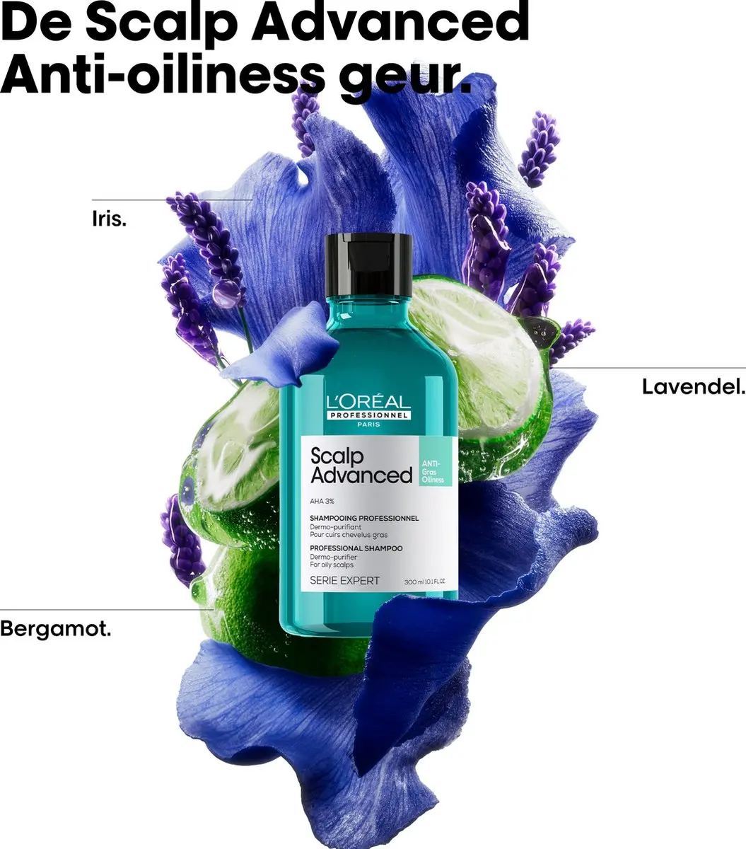 L'Oréal Professionnel Scalp Advanced Shampoo Anti-Oiliness 300ml