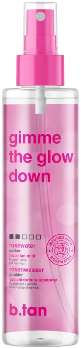 b.tan Gimme The Glow Down Facial Tan Mist