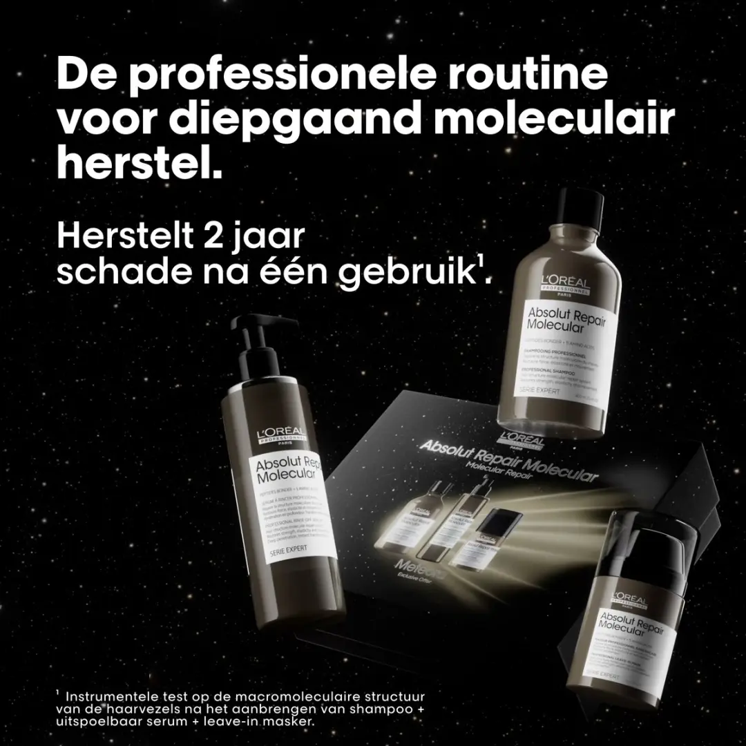 L'Oréal Professionnel Absolut Repair Molecular Geschenkset - 3 Stuks