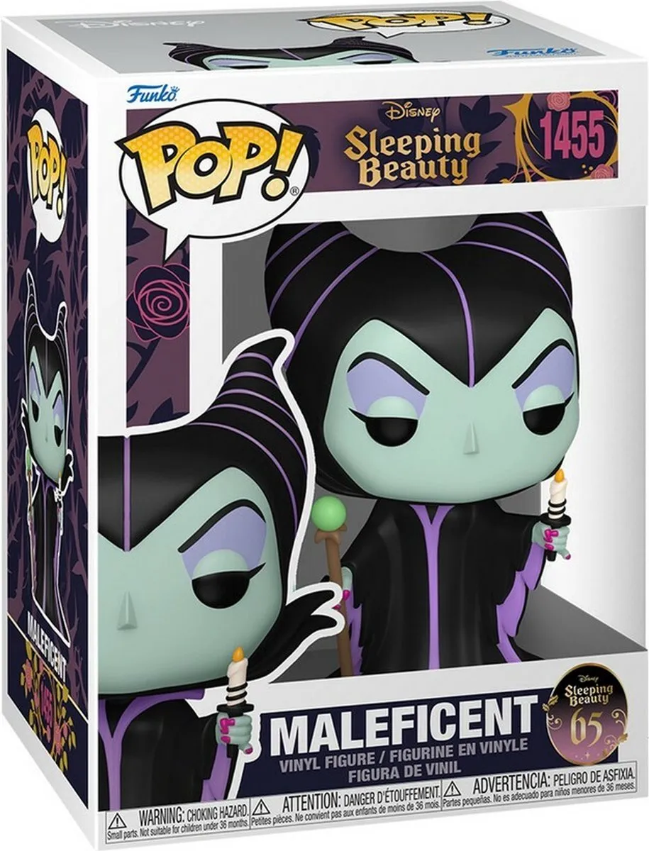 Sleeping Beauty Maleficent vinyl figuur 1455 Funko Pop! meerkleurig