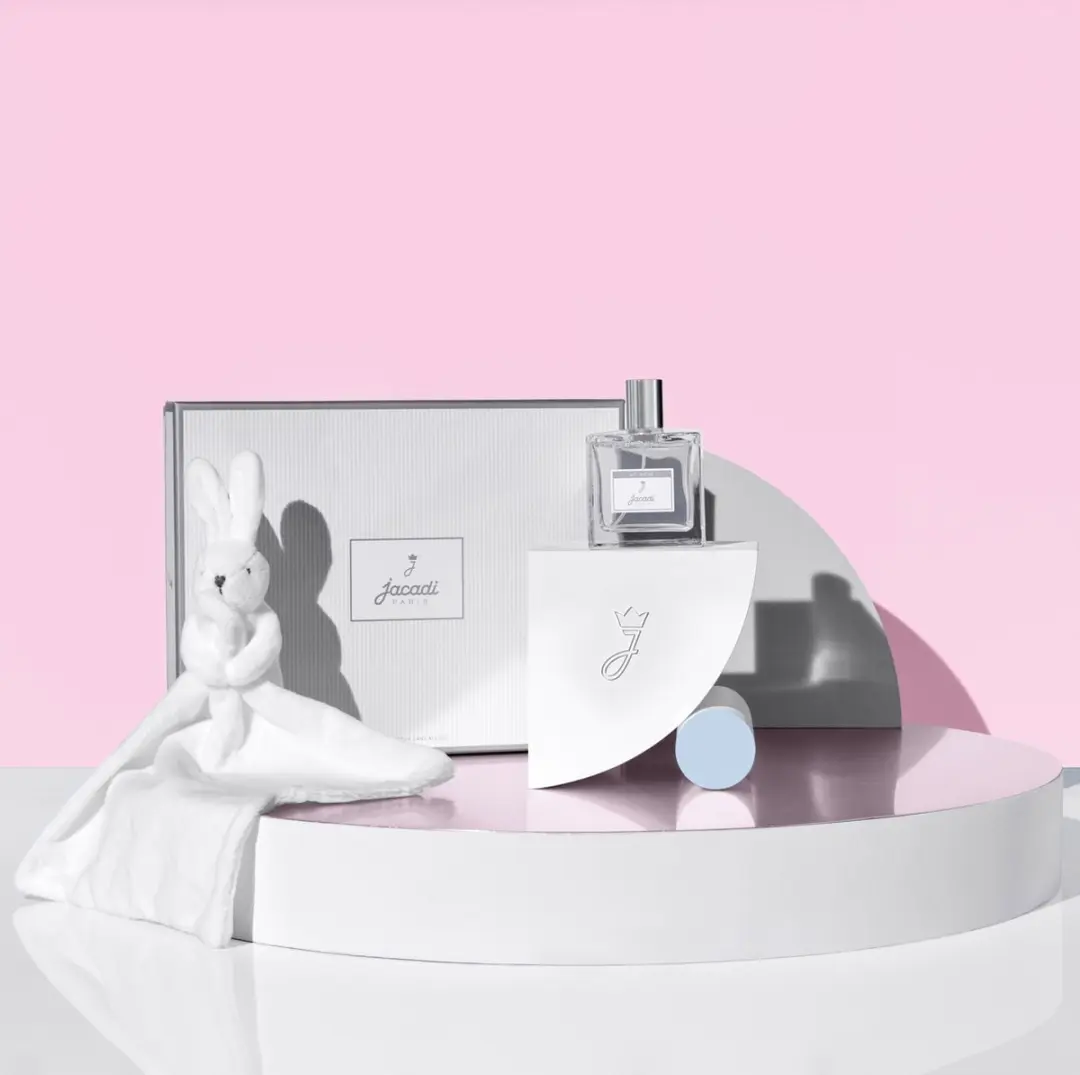 Jacadi Le Bébé Baby Geschenkset - Eau de Soin 100ml & Knuffel