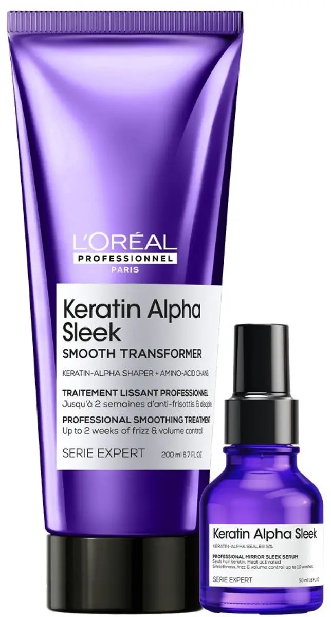 L'Oréal Professionnel Keratin Alpha Sleek Duo 250ml