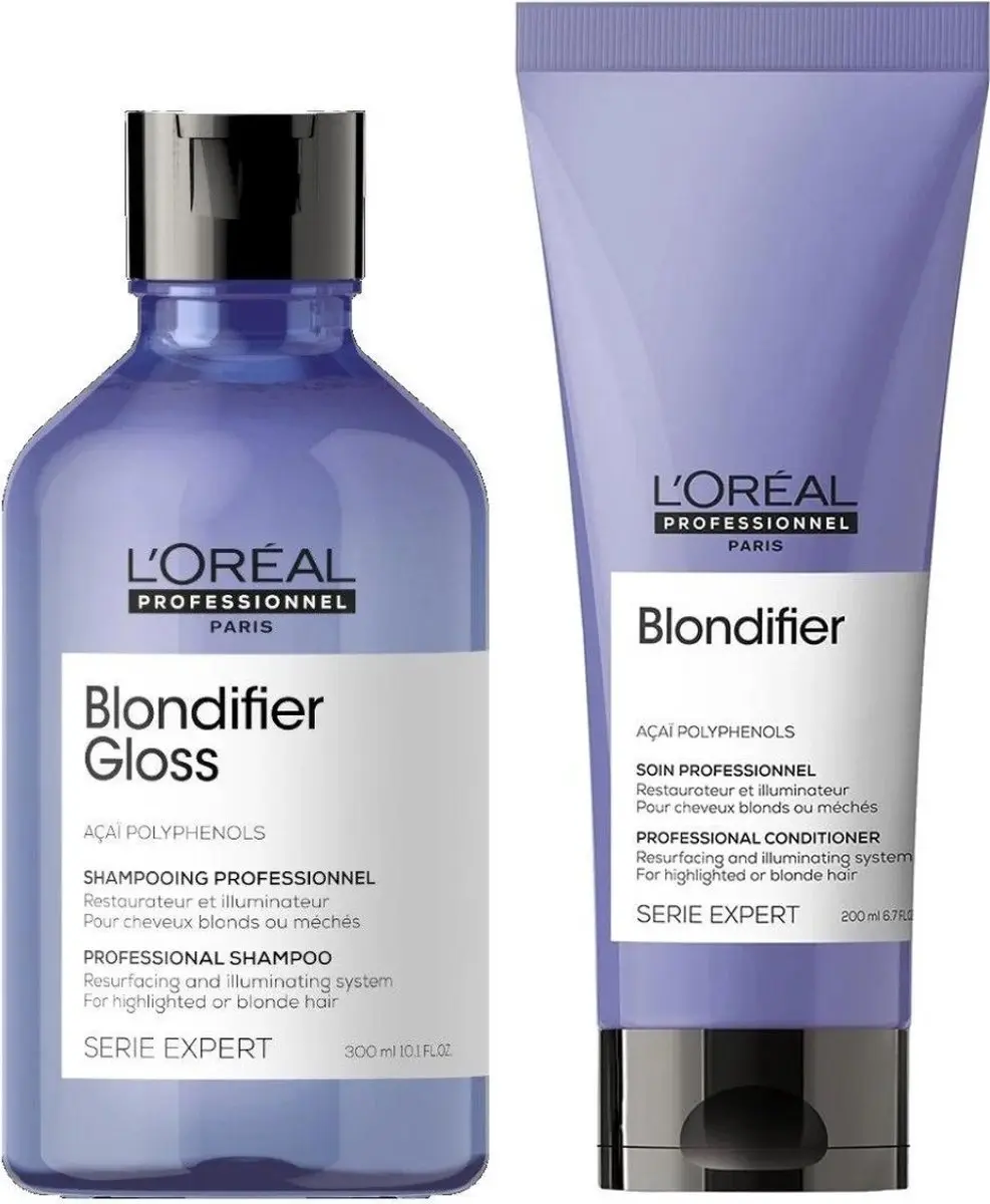 L'Oréal Professionnel Blondifier Gloss Duo Shampoo & Conditioner 500ml