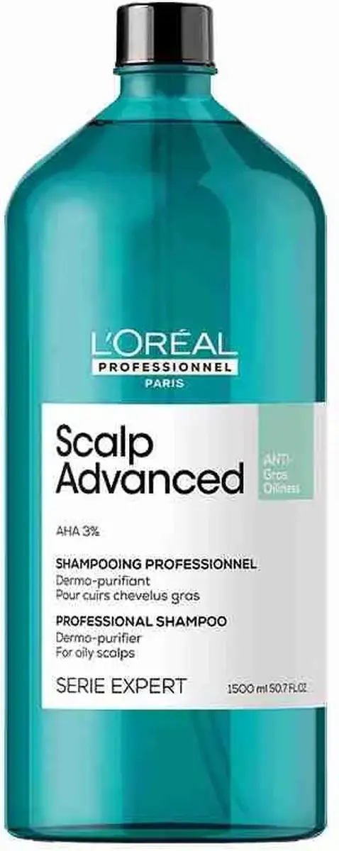 L'Oréal Professionnel Scalp Advanced Anti-Oiliness Shampoo 1500ml - afbeelding 6 van 6