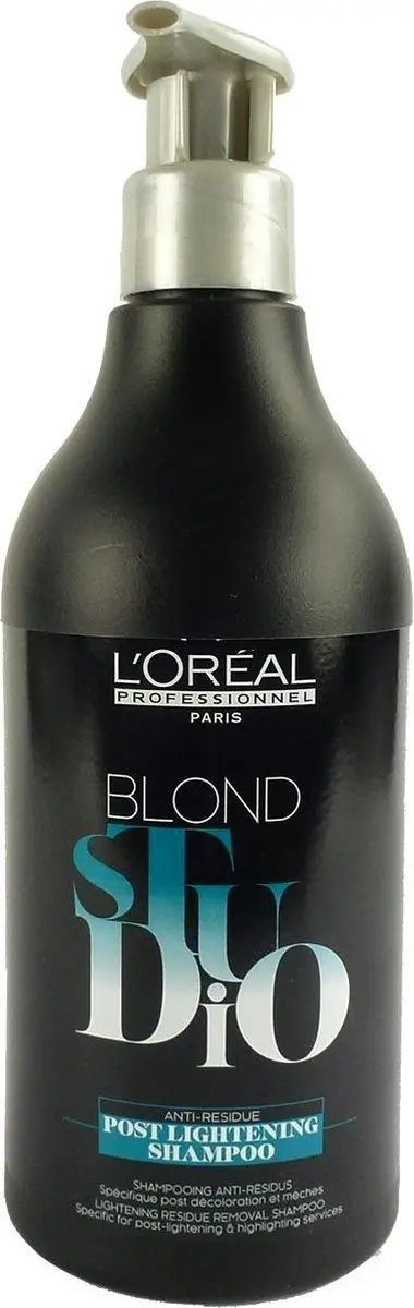 L'Oréal Paris Blond Studio Post Lightening Shampoo 500ml