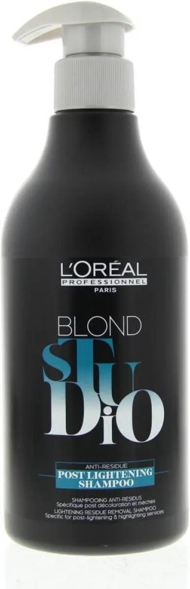 L'Oréal Paris Blond Studio Post Lightening Shampoo 500ml
