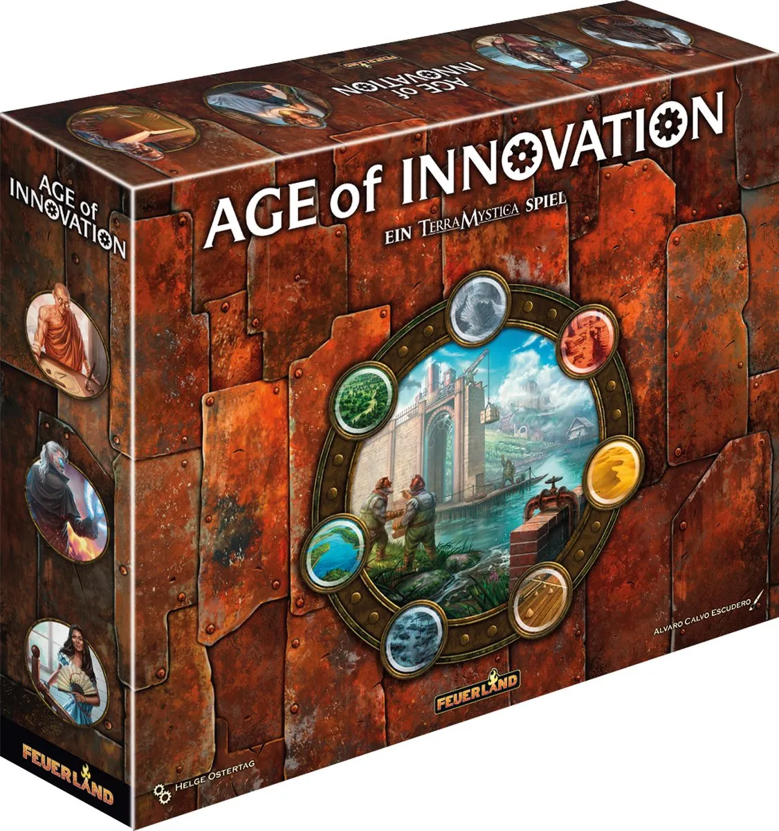 Asmodee Feuerland Age of Innovation Bordspel