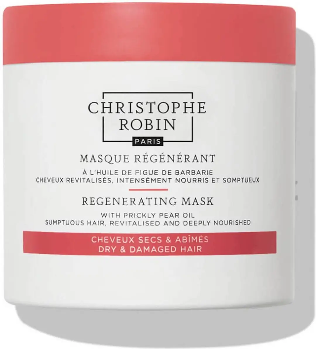 Christophe Robin Regenererende Masker met Prickly Pear Haarolie 250ml
