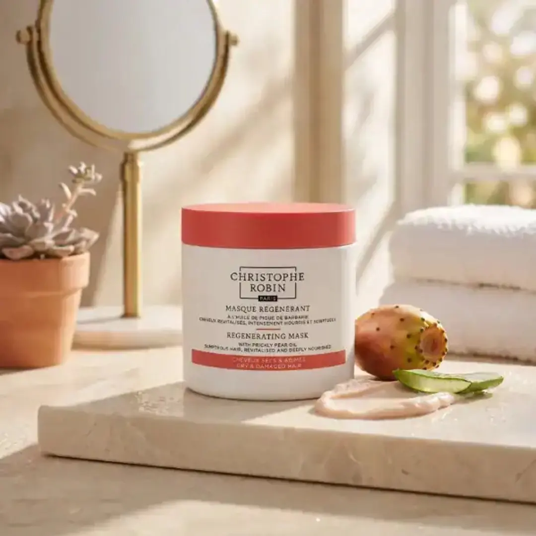 Christophe Robin Regenererende Masker met Prickly Pear Haarolie 250ml