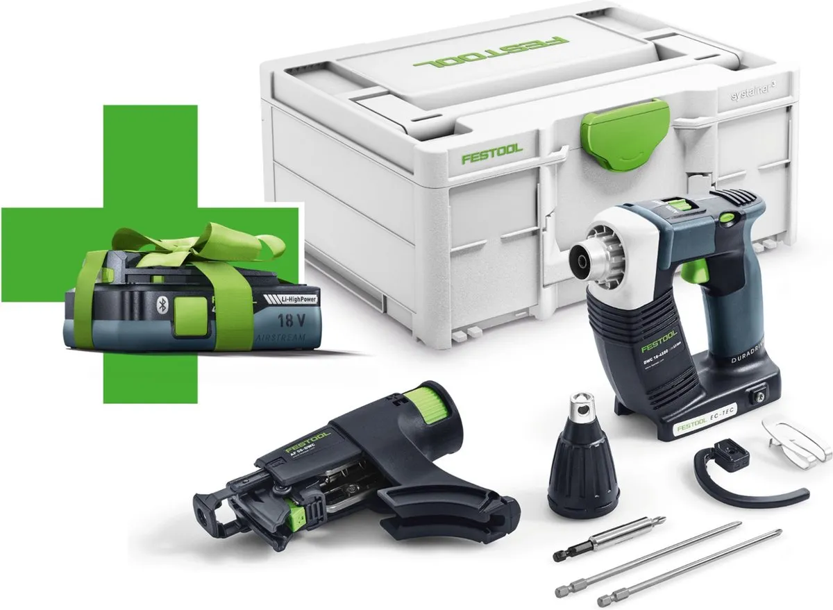 Festool DWC 18-4500 Accu-Schroefautomaat - 1x Accu BP 18 Li 4.0