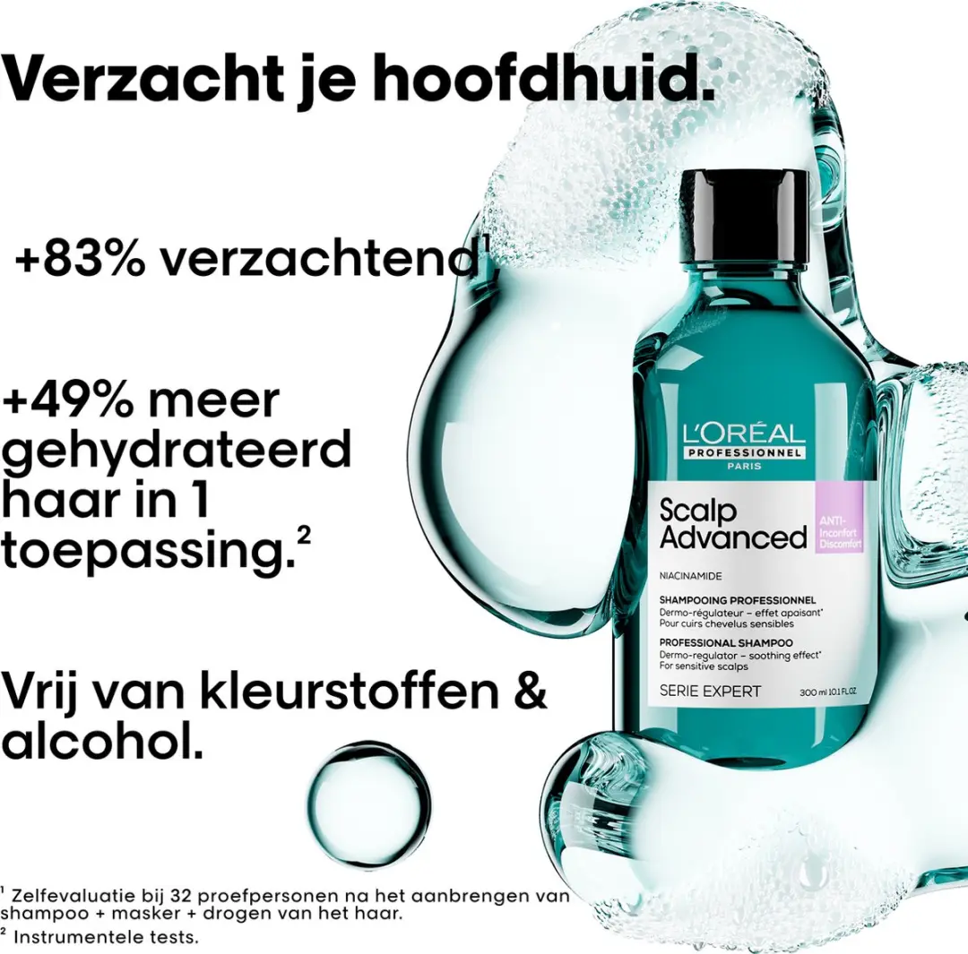 L'Oréal Paris Scalp Advanced Shampoo - Gevoelige hoofdhuid 300ml