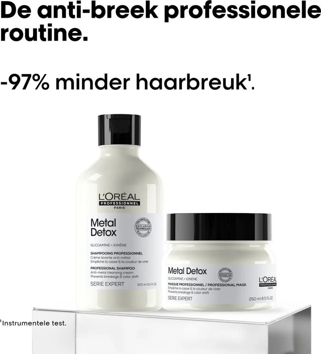 L'Oréal Professionnel Metal Detox Shampoo & Masker - 550ml