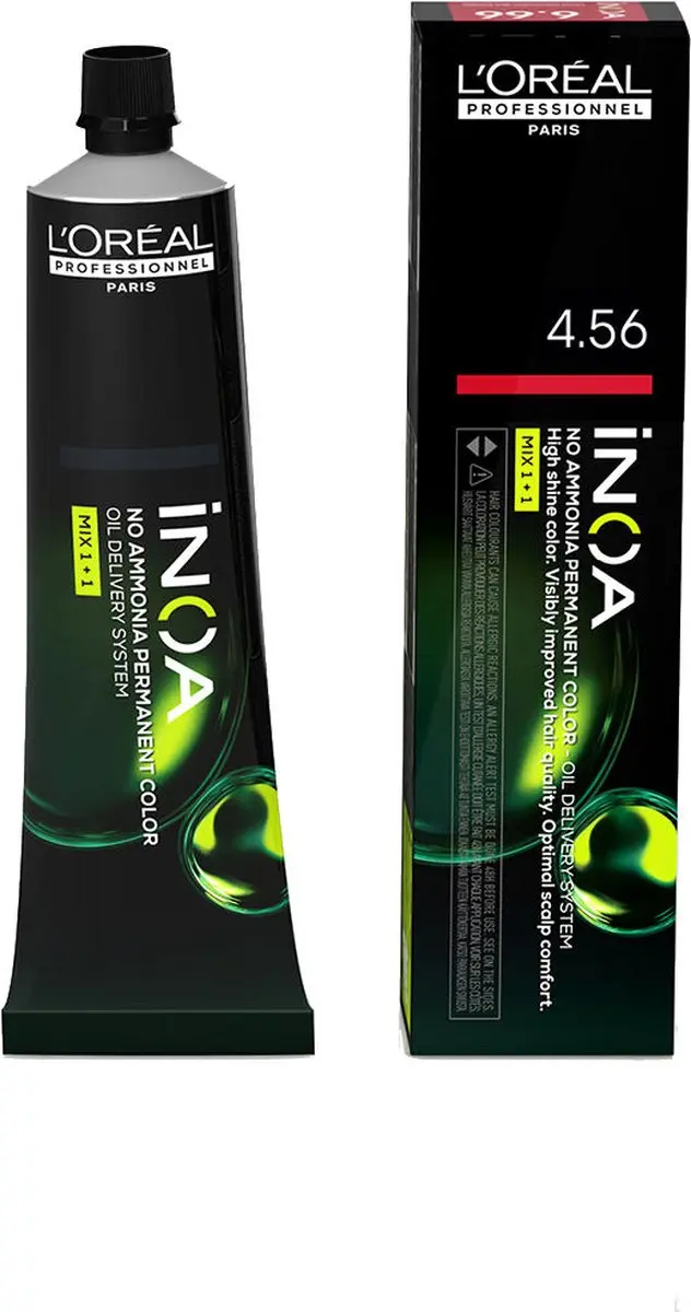 L'Oréal Professionnel Inoa Nº 4.56 Permanent Haarkleur 60g