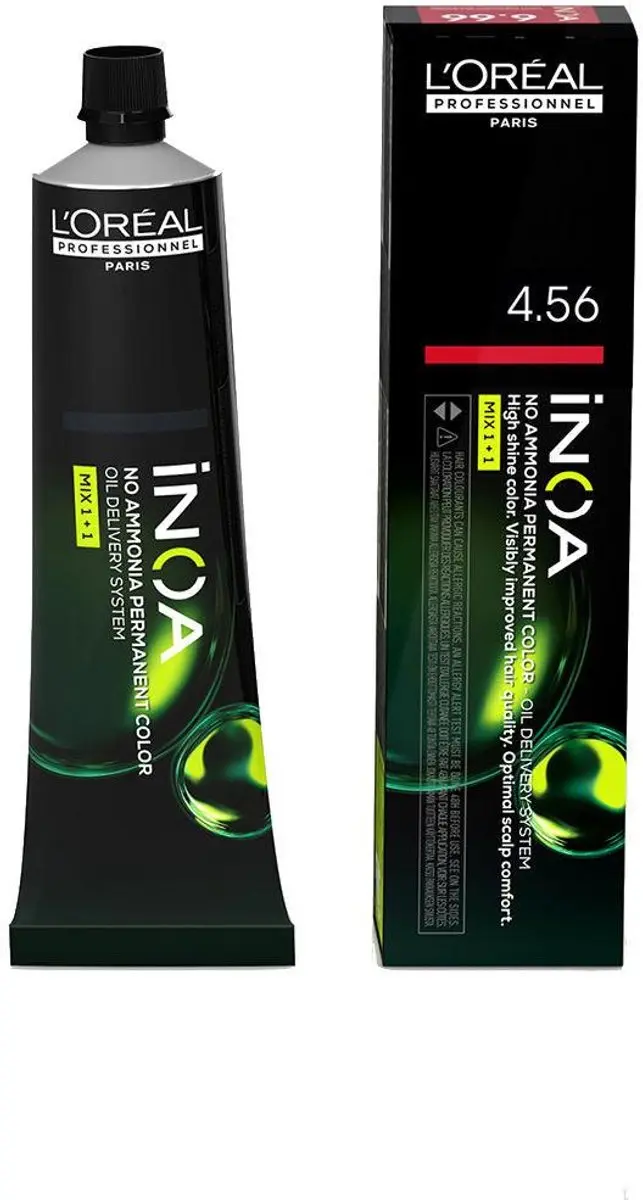 L'Oréal Professionnel Inoa Nº 4.56 Permanent Haarkleur 60g