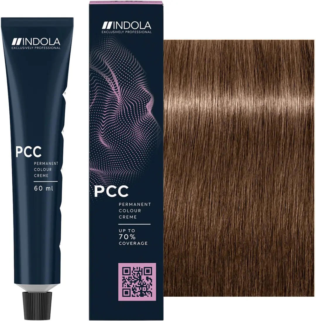Indola Profession Caring Color 7.38 60ml - Bruin Full Coverage Permanent