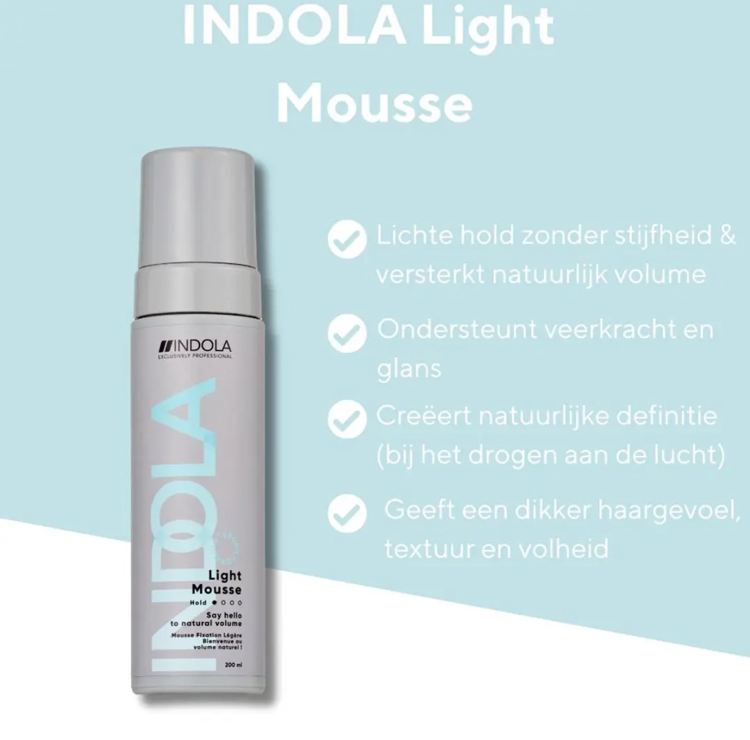 Indola Volume Light Mousse 200ml