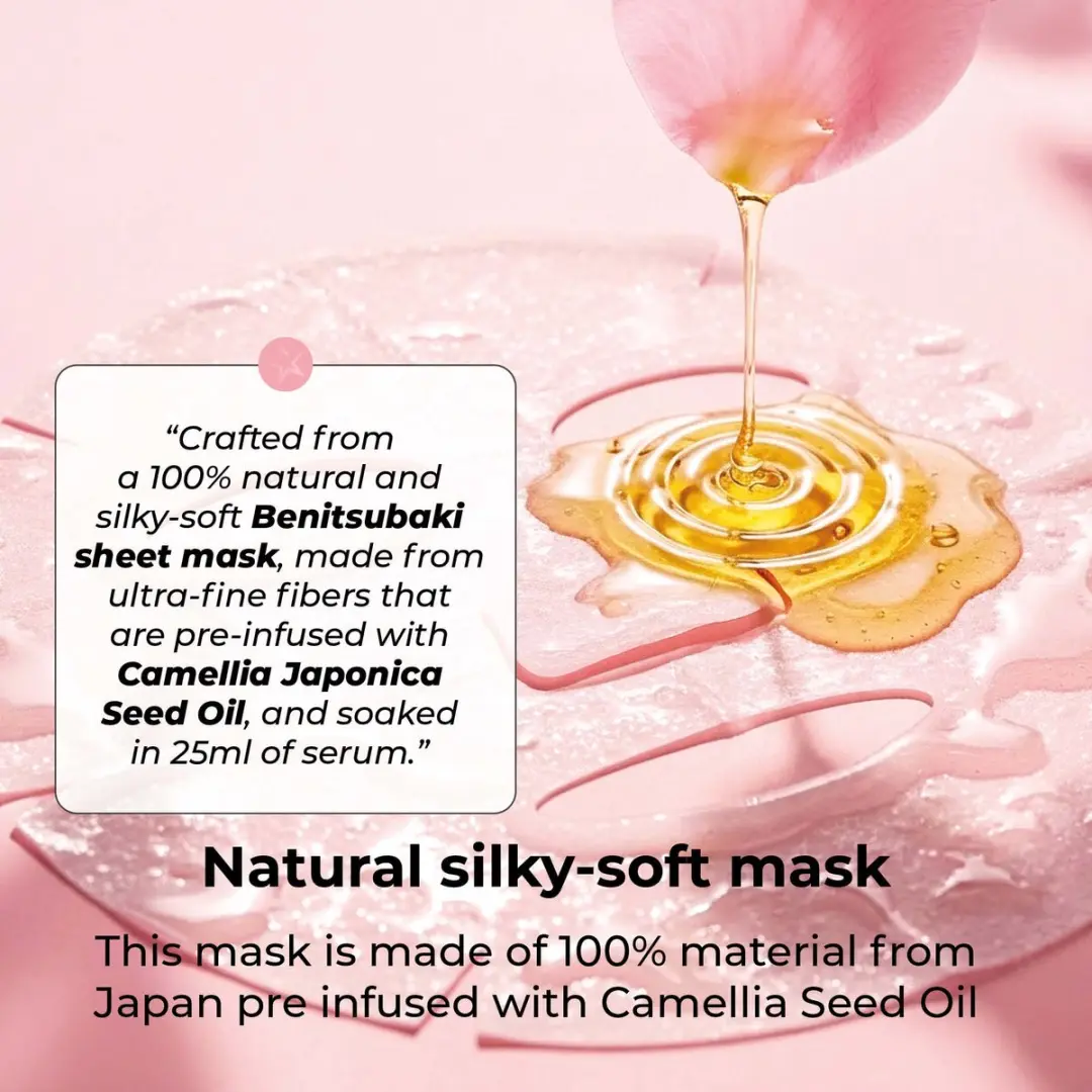 Starskin Camellia 2-Stappen Gezichtsmasker - 25g - Roze