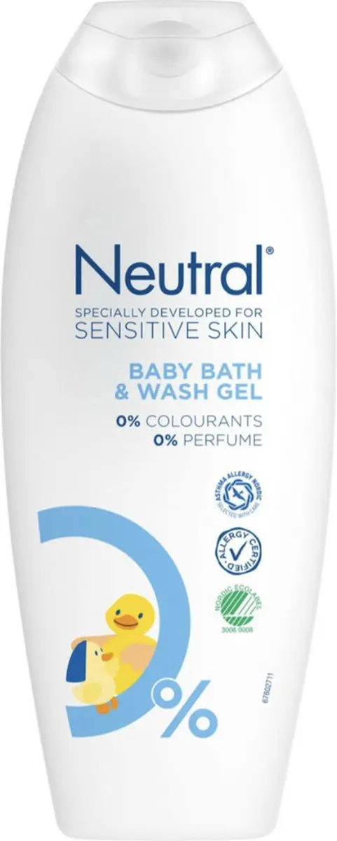 Neutral Baby Wasgel Parfumvrij 2x250ml