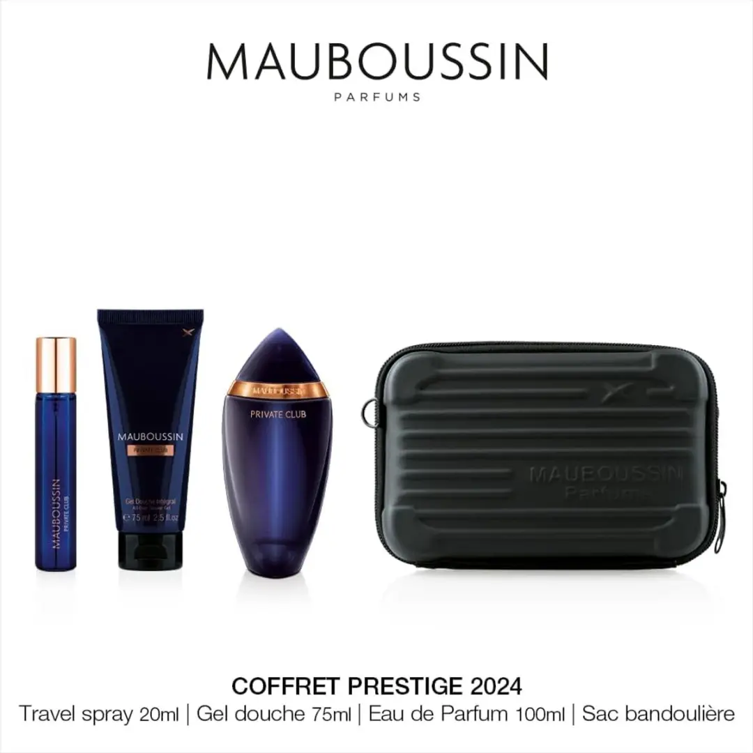 Mauboussin Private Club Eau de Parfum Set - 120ml + 90ml Douchegel